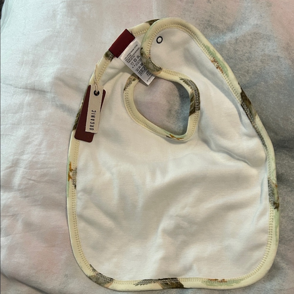 Milkbarn Organic cotton Baby Bib with Duck Design - Picture 3 of 4